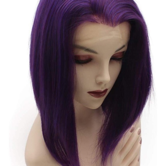 JULY  10” PURPLE LACE FRONT BOB WIG *NWT* ? main image 5